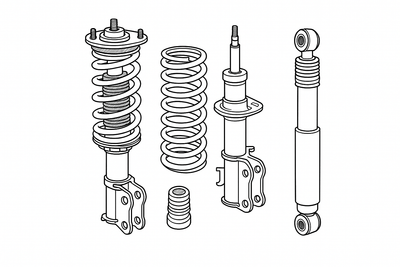 Amortecedores e Componentes