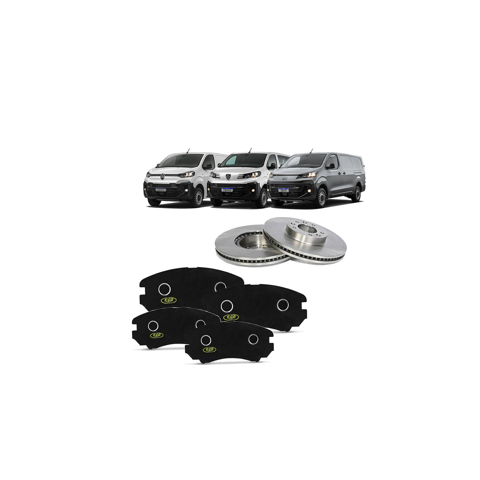Kit Disco e Pastilhas de Freio DF923 + ECO1619