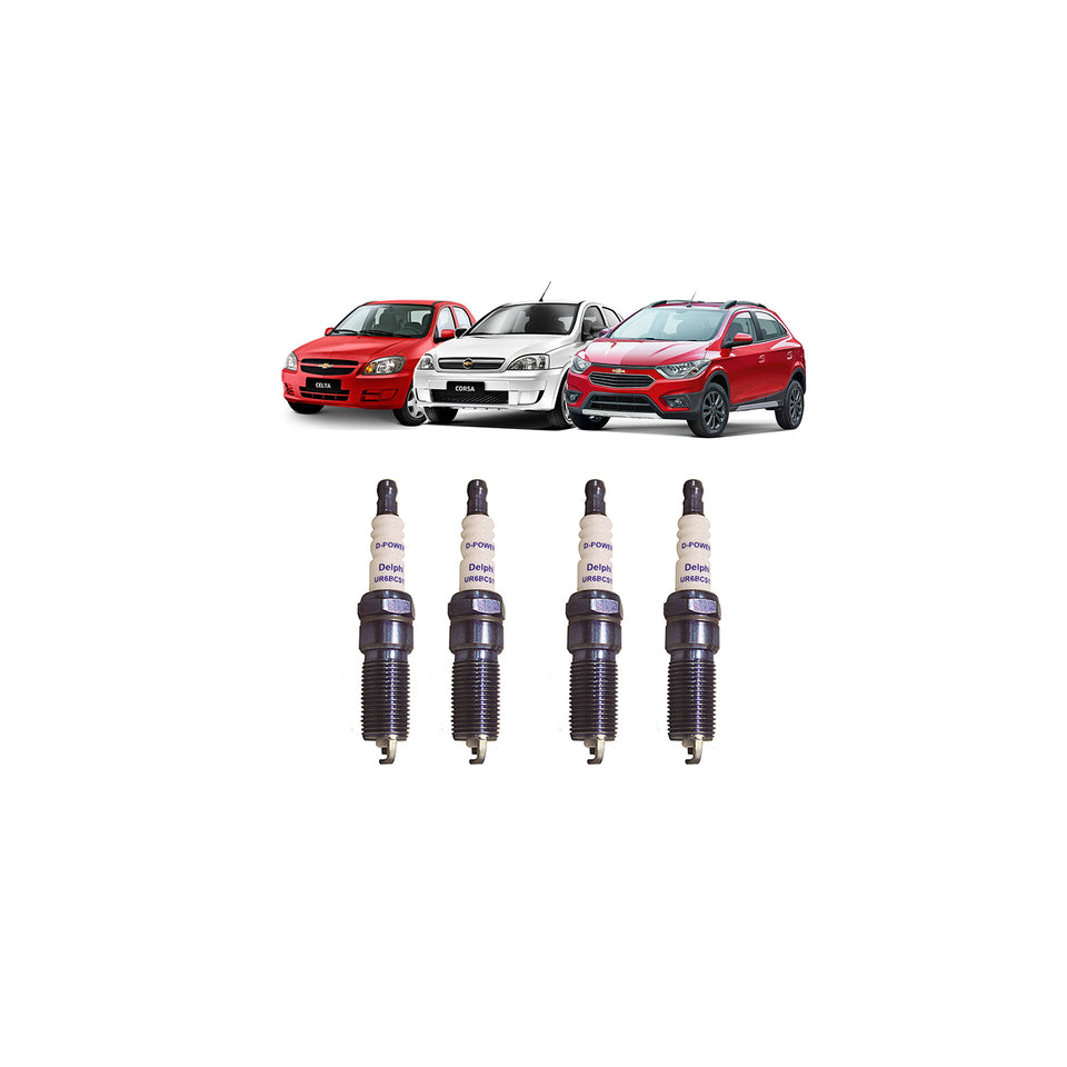 KIt 4 Vela de Ignição  XH70029