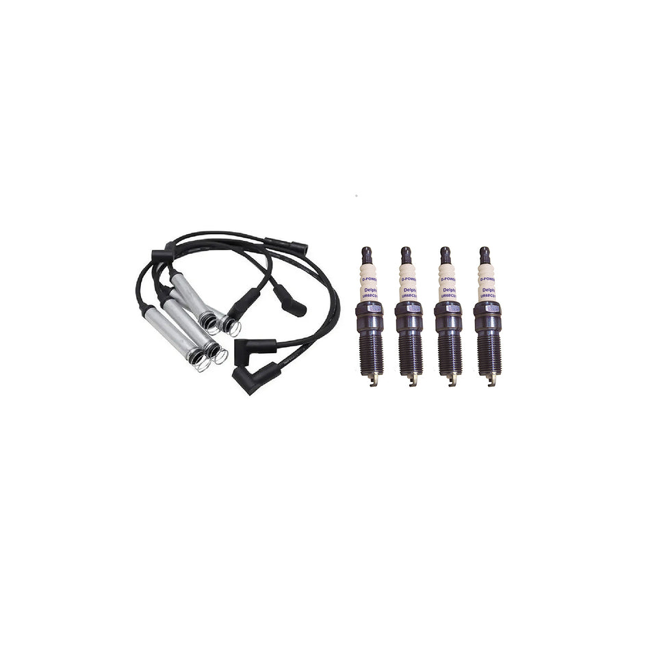 Kit 4 Cabo e Vela Ignição  Xh40008  + Xs10653