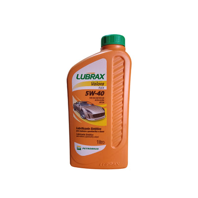 1L Óleo 5w40 Sintético Lubrificante Lubrax Valora Flex 1024129