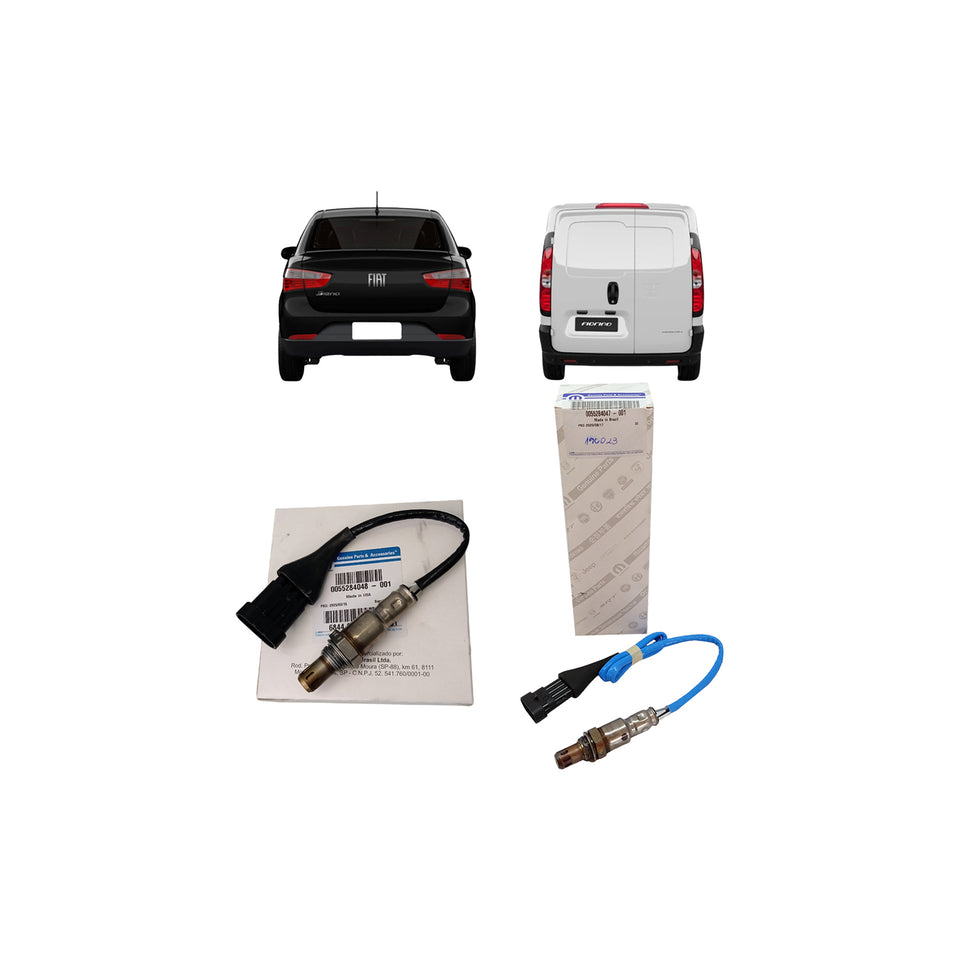 Kit Sonda Lambda Pré/Pós Catalisador Fiat