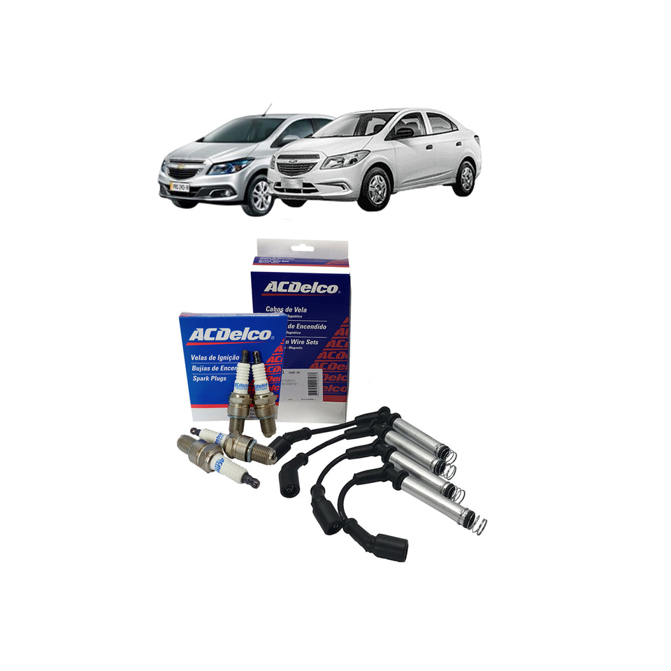 Kit Jogo De Velas E Cabos Acdelco 19347340 98550813