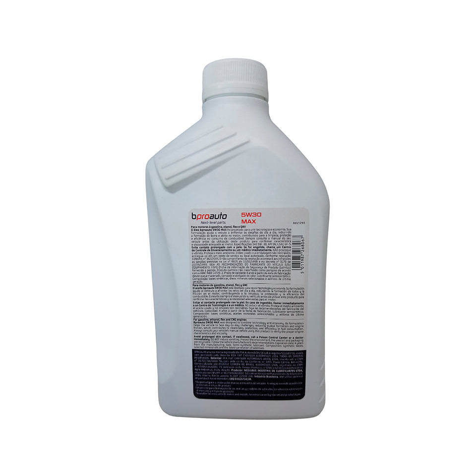 1L Óleo Semissintético 5w30 Max Api Sn Bproauto 1bp31572aa