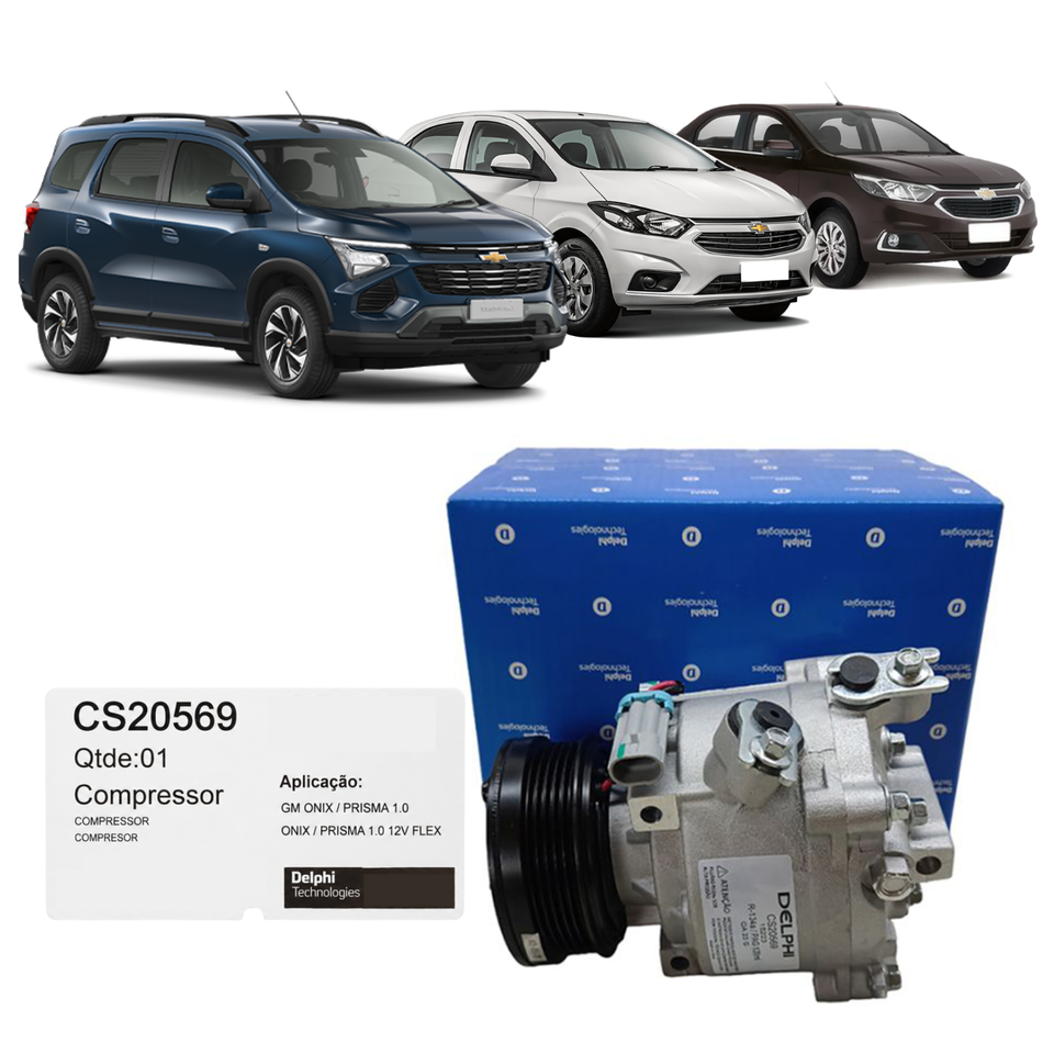 Compressor do Ar Condicionado Delphi CS20569