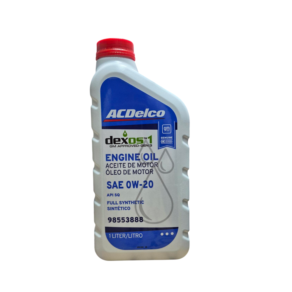 Óleo Motor Sintético Sae Ow20 Api SQ Dexos Acdelco 98553888