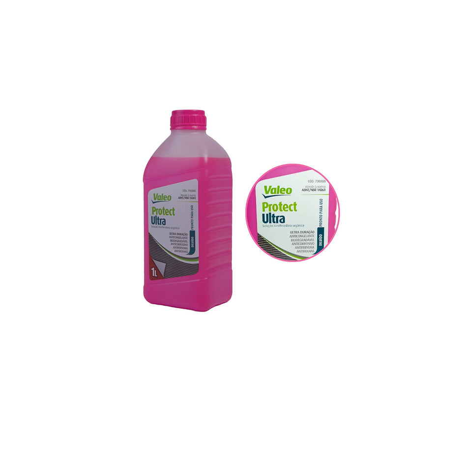 1l Aditivo Radiador Rosa Orgânico Valeo Pronto Para Uso 700888