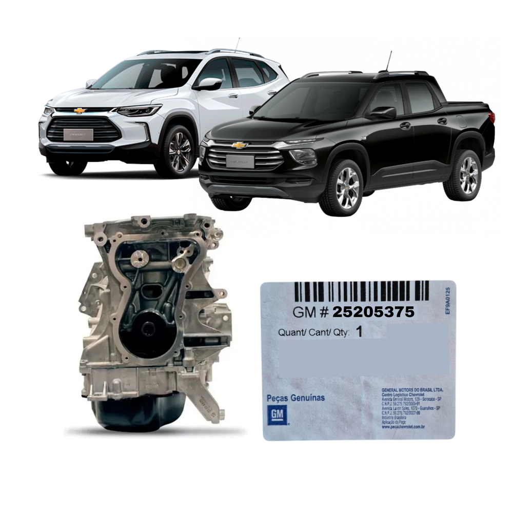 Motor Parcial Genuino Chevrolet 25205375