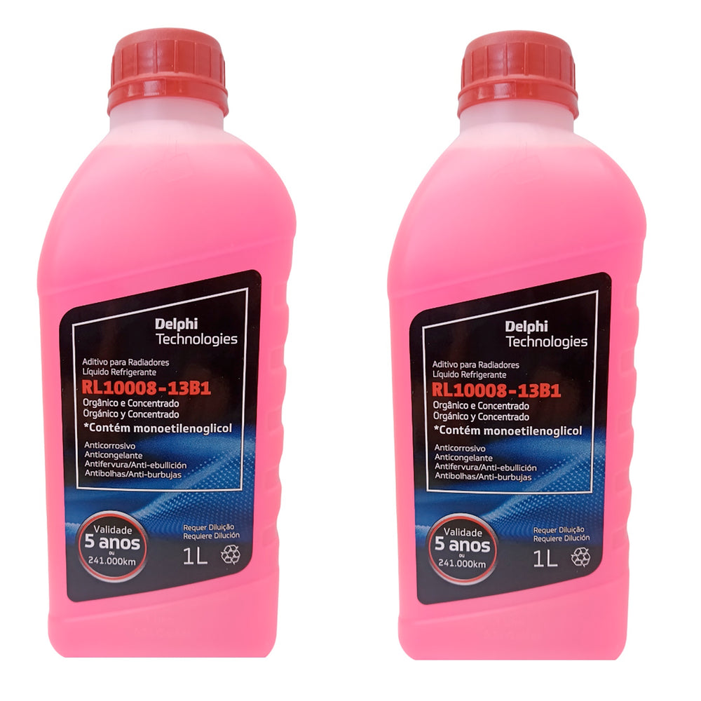 2l Aditivo Radiador Concentrado Rosa Delphi RL10008