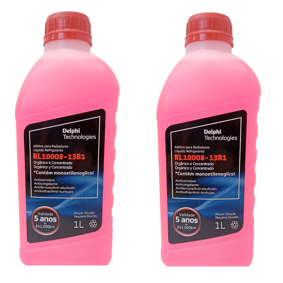 2l Aditivo Radiador Concentrado Rosa Delphi RL10008