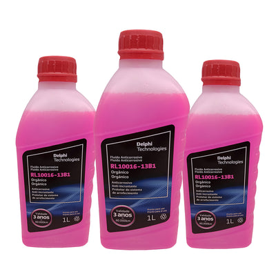 Kit 3 Aditivo Radiador Orgânico Rosa RL10016