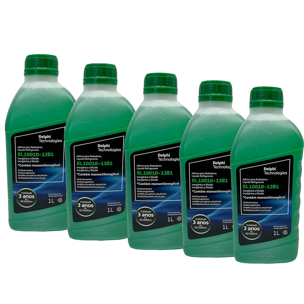 Kit 5L Aditivo para Radiador Delphi RL10010