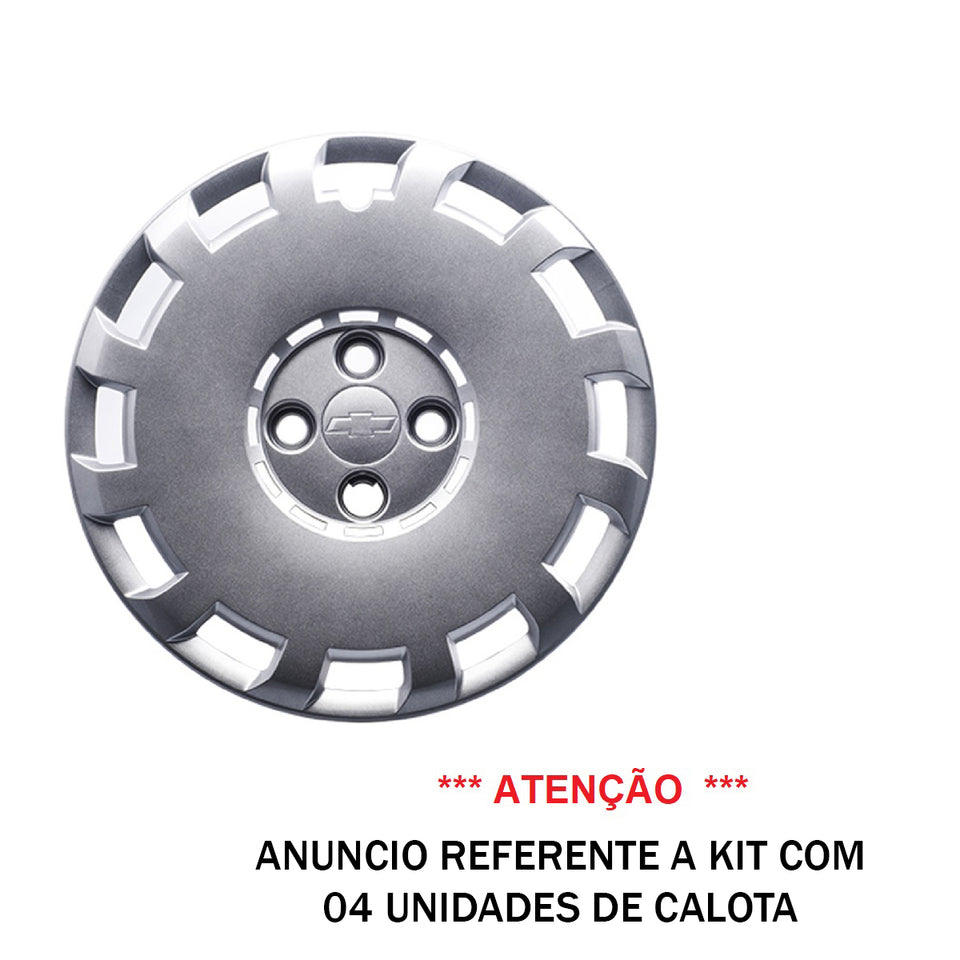 Jogo com 4 Calotas Roda Aro 15 Original 94776530