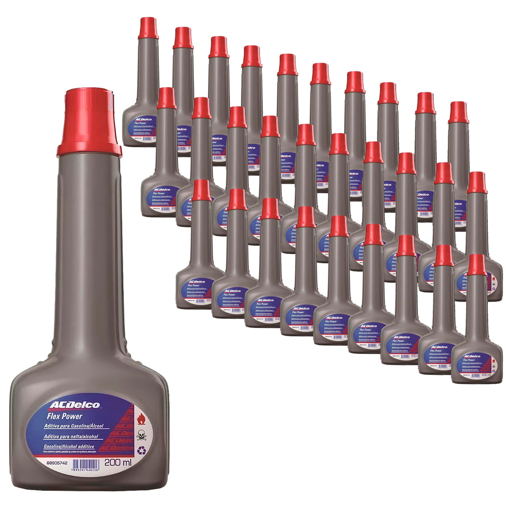 30 Aditivos Combustivel Flexpower 200 Ml Acdelco