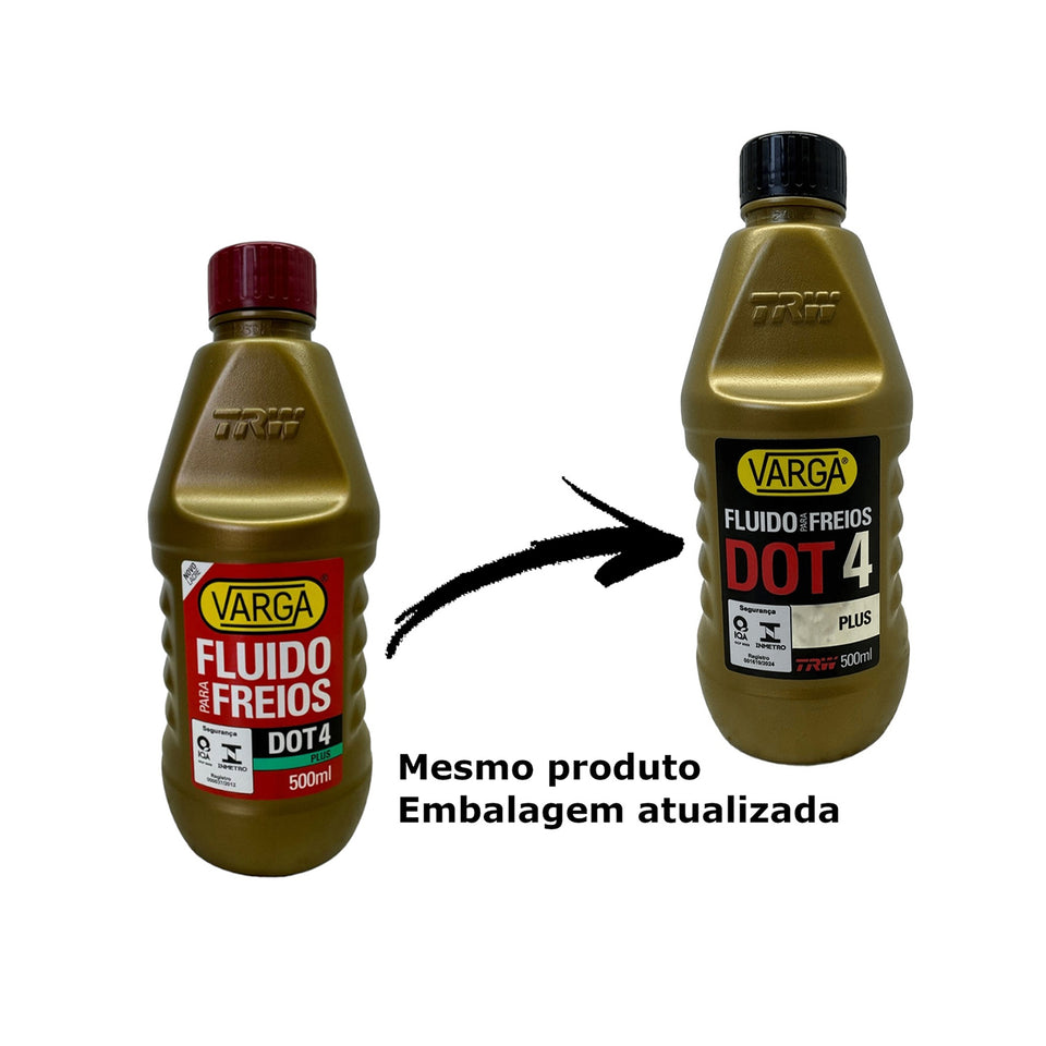 Kit 4 Óleo Fluido Freio Dot4 Trw Varga 500ml RCLF00054