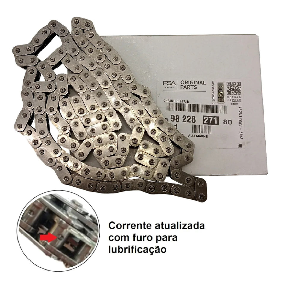 Kit Corrente Comando 1.6 Thp Turbo Original Psa