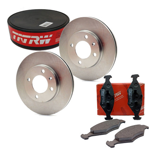 Kit Discos Freio + Pastilhas Dianteiro RCPT02140 RCDI01020
