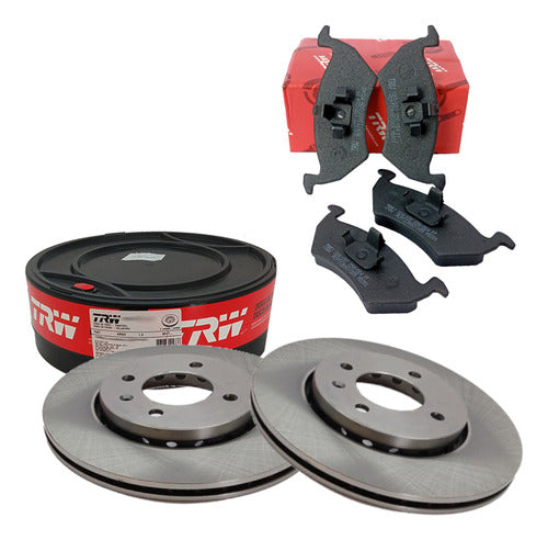 Kit Discos Freio + Pastilhas Dianteiro RCDI07820 RCPT13910