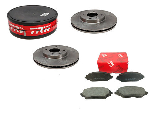 Kit Discos Freio + Pastilhas RCPT13750 RCDI09200