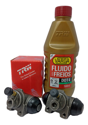 Par Cilindro Roda Traseira + Fluido RCCR02860 RCLF00054