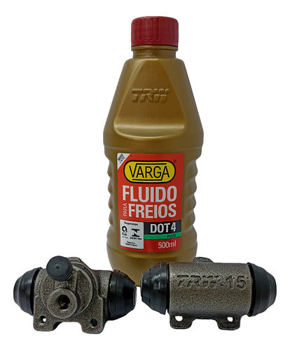 Par Cilindro Roda Traseira + Fluido RCCR02860 RCLF00054