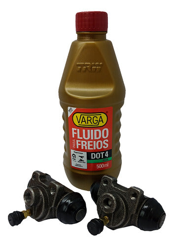 Par Cilindro Roda Traseira + Fluido RCCR02860 RCLF00054
