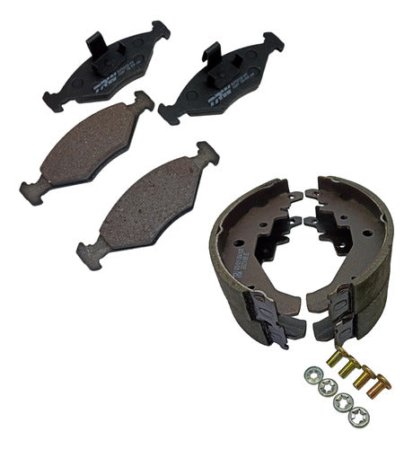 Kit Pastilhas + Sapata Freio TRW RCPT02130 GS123