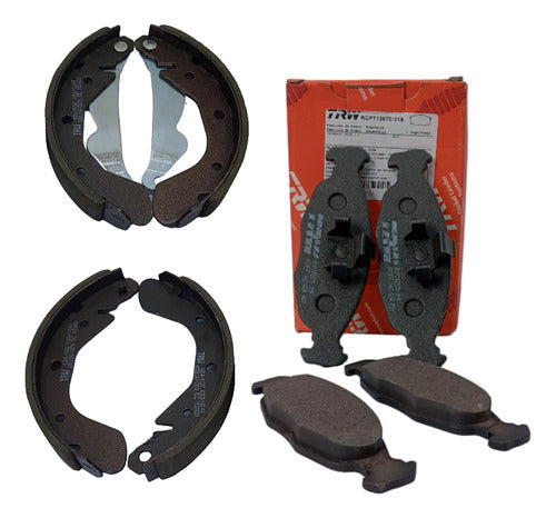 Jogo Pastilha + Sapata Lona Freio RCPT12570 GS116