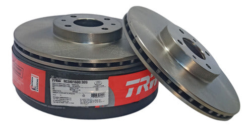 Par Discos Freio Ventilado Dianteiro RCDI01600