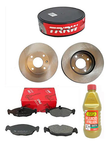 kit Disco Pastilha Fluido Freio RCDI00880 RCPT12570 RCLF00054
