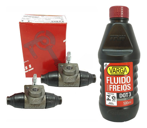 Par Cilindros Roda Traseira + Fluido RCCR00384 RCLF00021