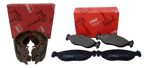 Kit Pastilhas Freio Dianteiro + Jogo Sapata Freio Traseiro RCPT01140 GS117