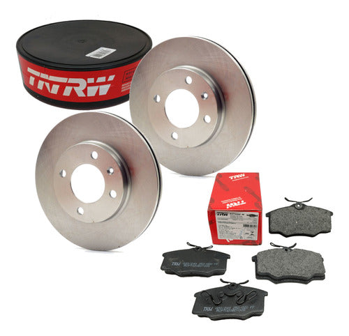 Kit Discos + Pastilhas Dianteiro TRW RCDI01020 RCPT02080