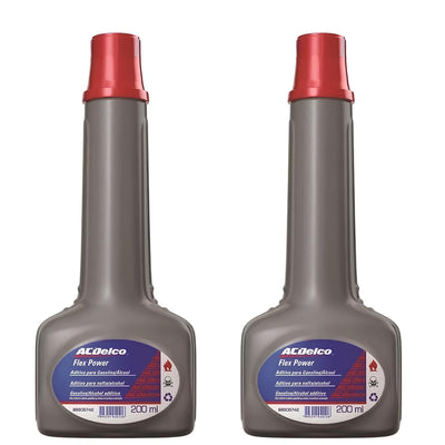 Kit 2 Aditivos Combustivel Flexpower 200 Ml Acdelco 88905742