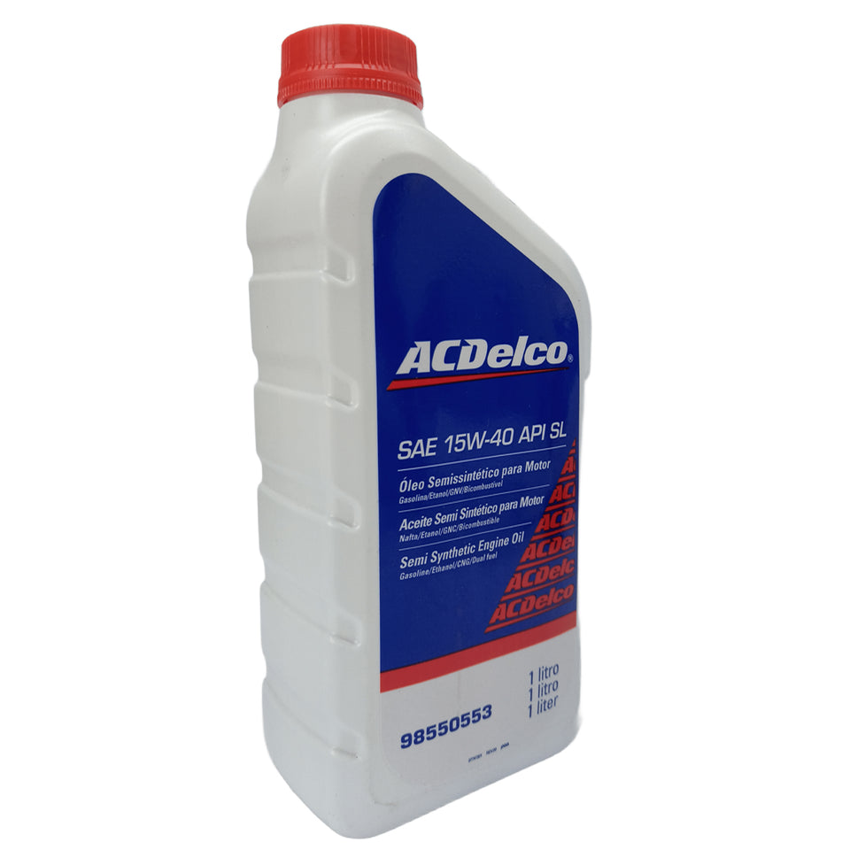 Kit 5 Óleo Motor Sae 15w40 Api Sl Acdelco 98550553