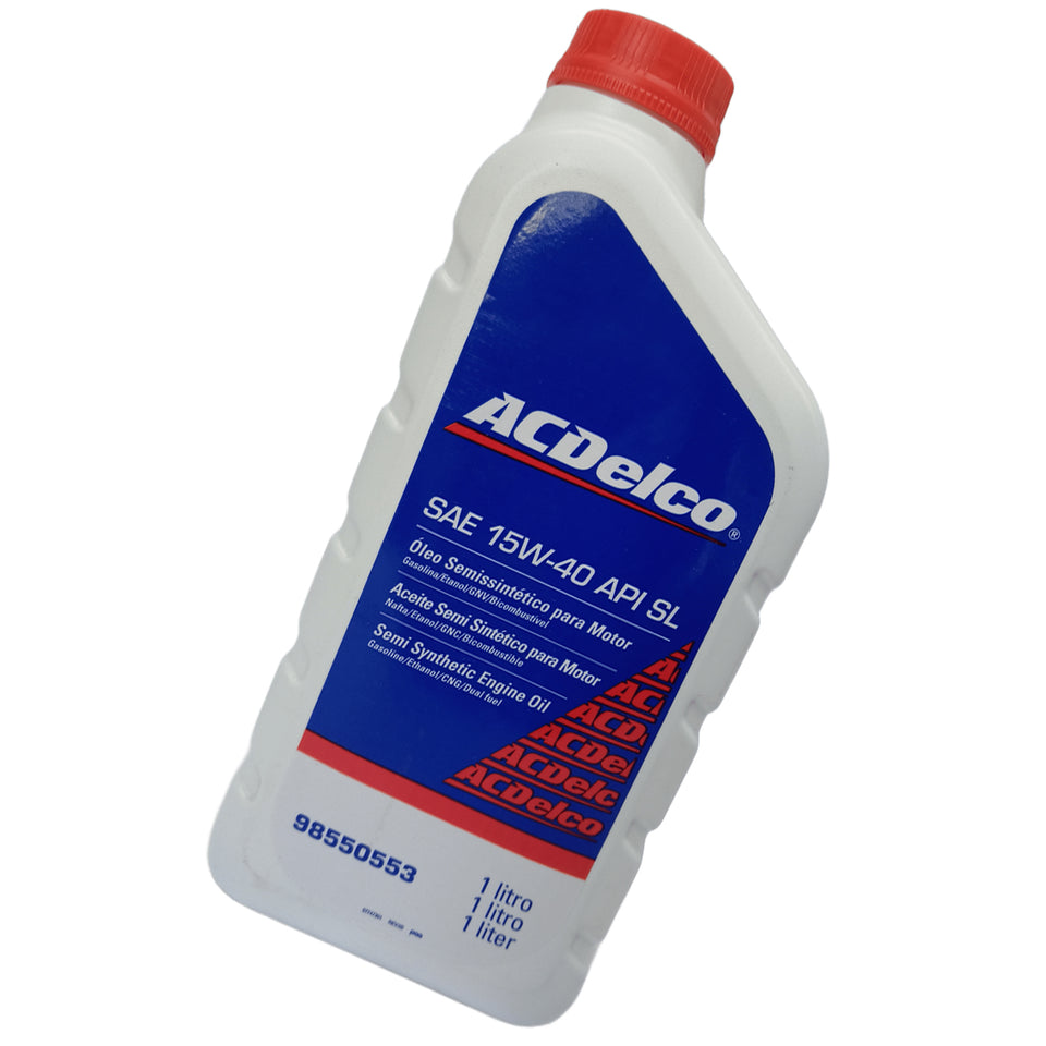 Kit 5 Óleo Motor Sae 15w40 Api Sl Acdelco 98550553