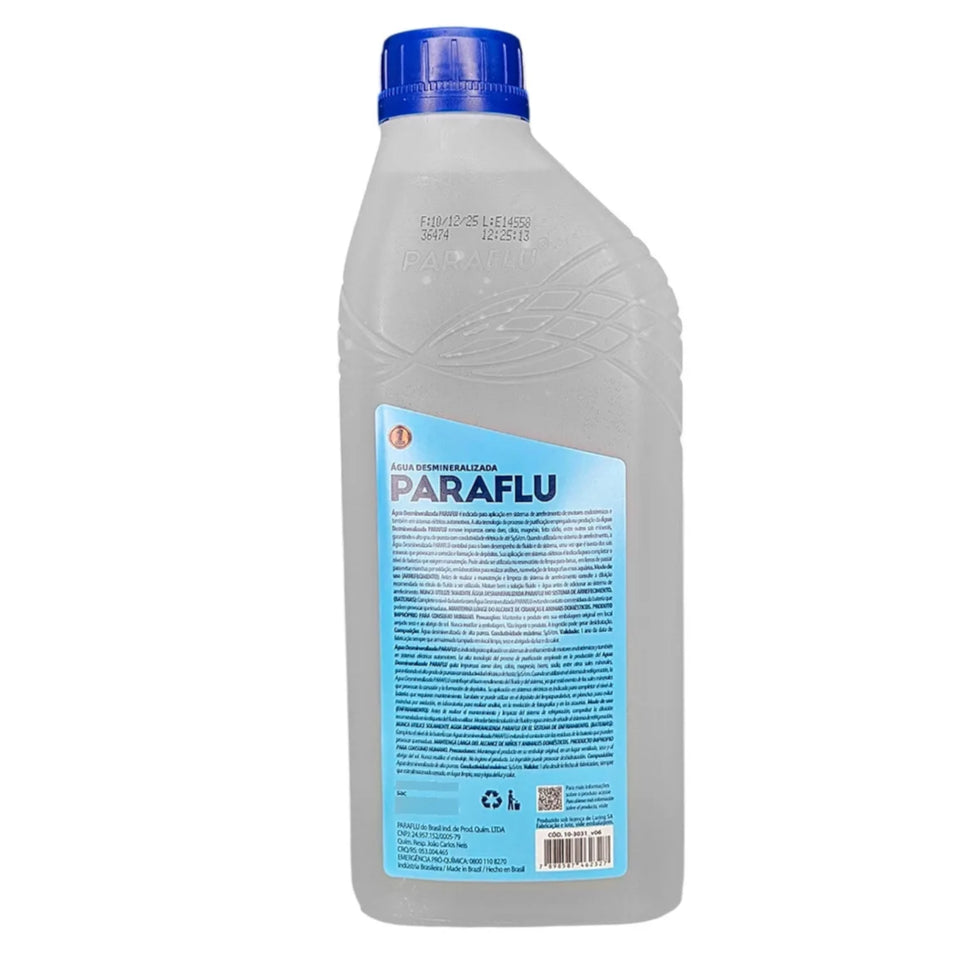1L Aditivo Radiador Paraflu Concentrado + Água Desmineralizada