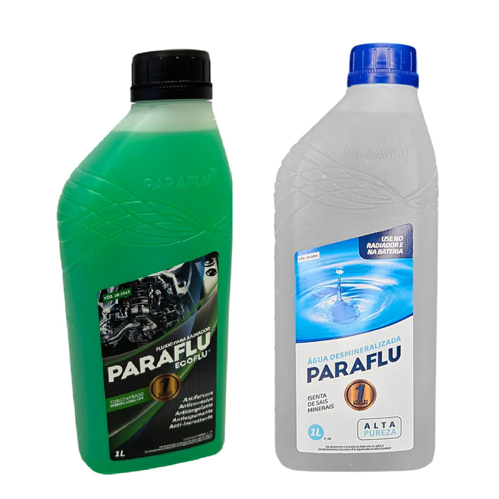 1L Aditivo Radiador Paraflu Concentrado + Água Desmineralizada