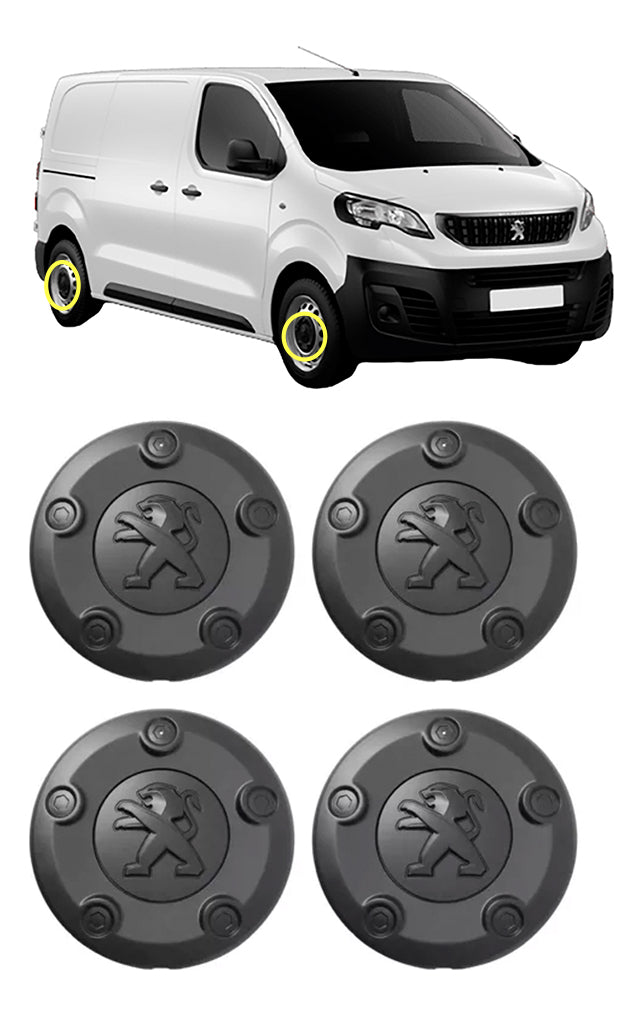 Jogo 4 Calotas de Roda Peugeot Original 96774135XT