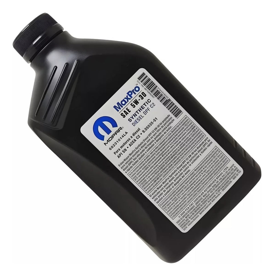 Kit 5l Oleo 5W30 Mopar Maxpro + Filtro 2.0 Diesel K68231014LA 71754237