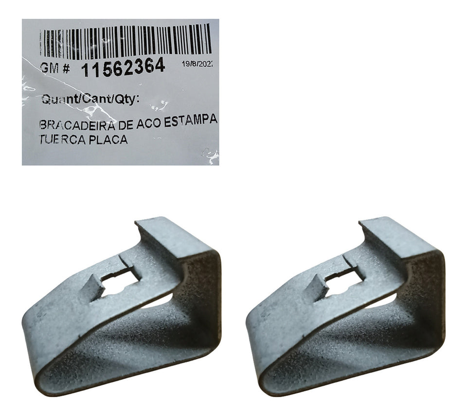 Kit 2 Presilhas Grampo Fixação Original Gm 11562364