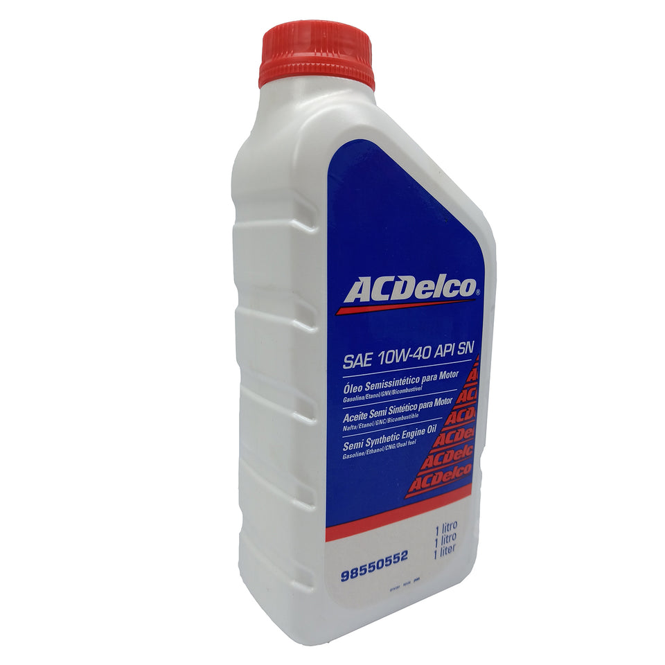 Kit 4 Óleos Motor Semissintético Sae 10w40 Acdelco 98550552