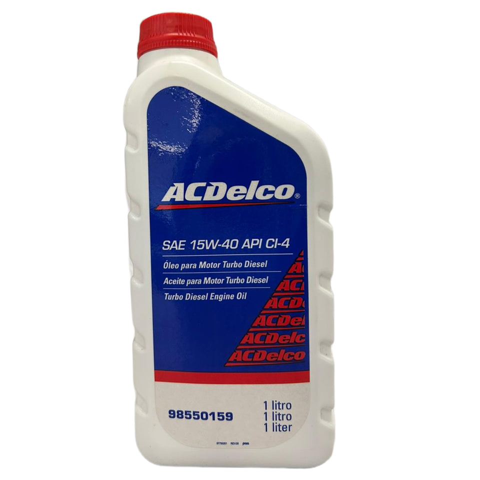 9L Oleo Motor 15w40 Ci-4 Turbo Diesel ACDelco 98550159
