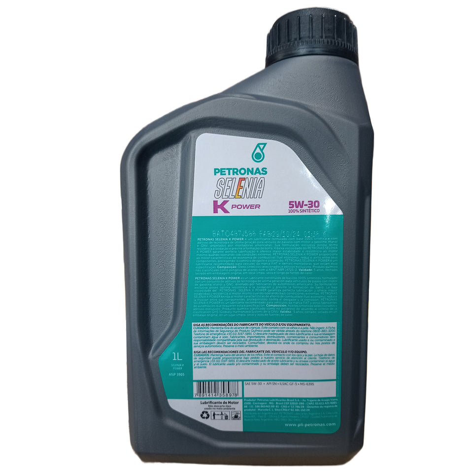 4l Óleo Petronas Selenia K Power 5w30 Sintético 70025E19BR