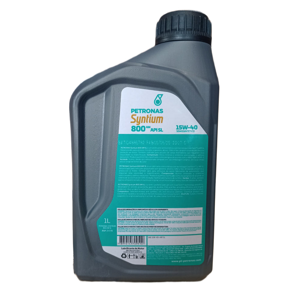 4l Óleo Semissintético 15w40 Petronas Syntium 70828E19BR