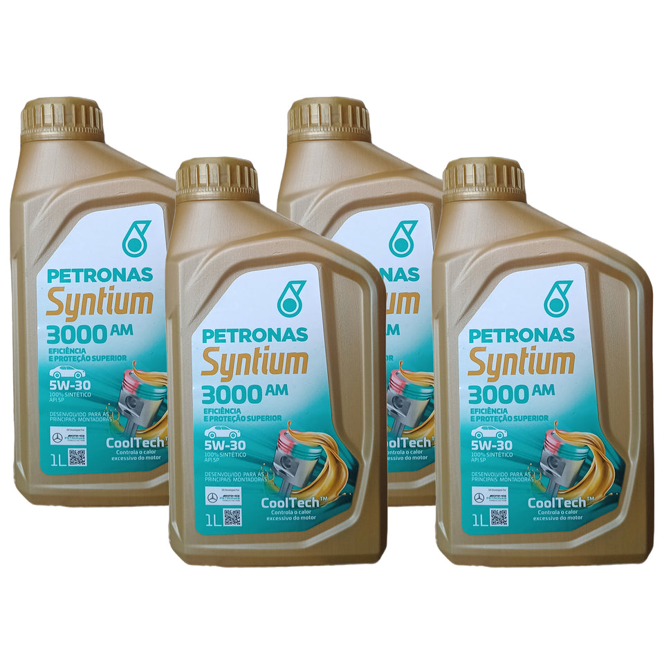 4L Óleo Sintético 5W30 Petronas Syntium 3000 AM API SP 70918E19BR