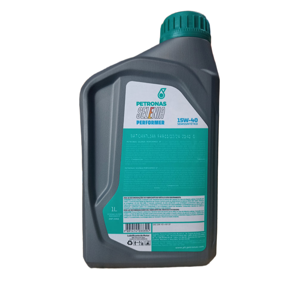 4L Óleo Petronas 15W40 API SP Selènia Semi-Sintético 70848e19br