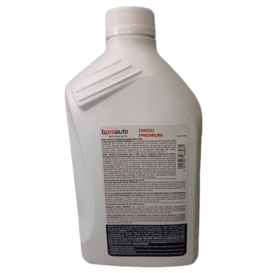 Oleo Motor 1BP31567AA