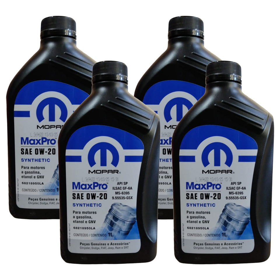 4l Óleo Motor Sintético 0w20 Maxpro K68218950LA