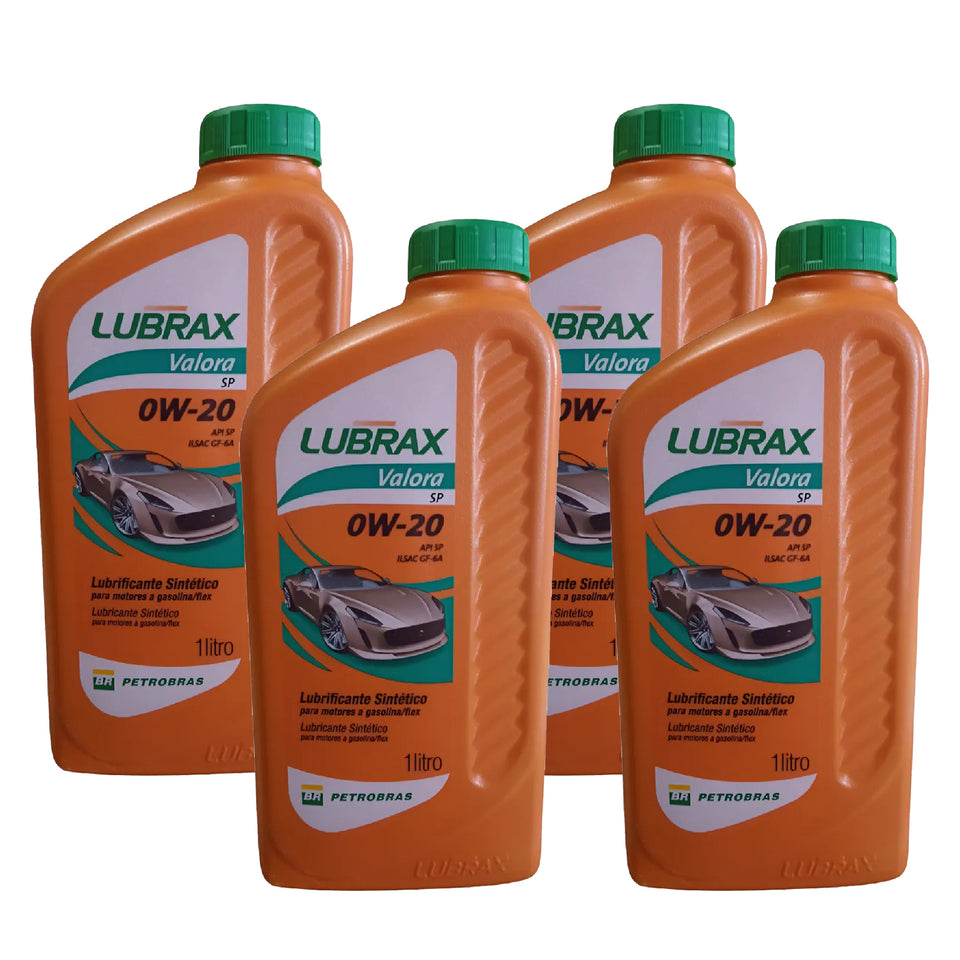 4l Óleo Sintético 0W20 Lubrax Valora API SP 1026466